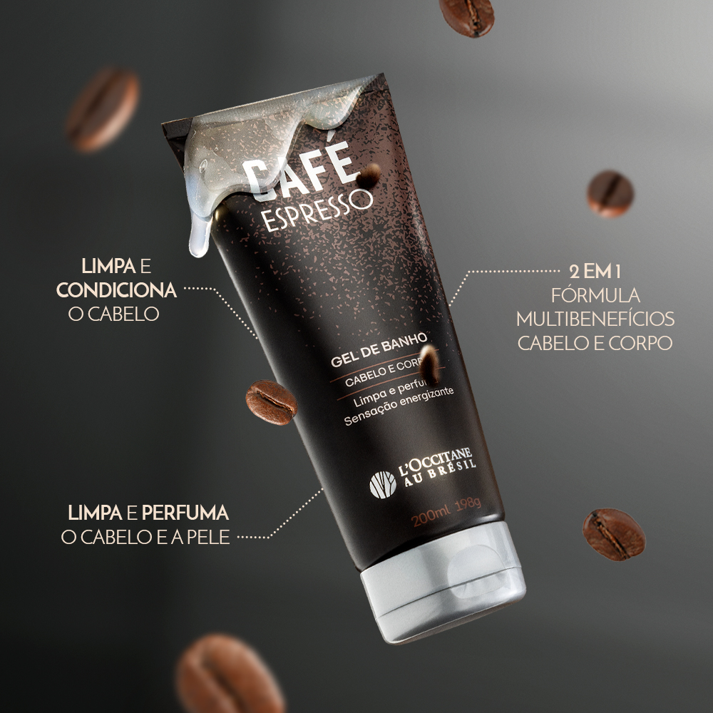Gel de Banho Café Espresso 200ml, ,  large image number 1